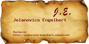 Jelenovics Engelbert névjegykártya